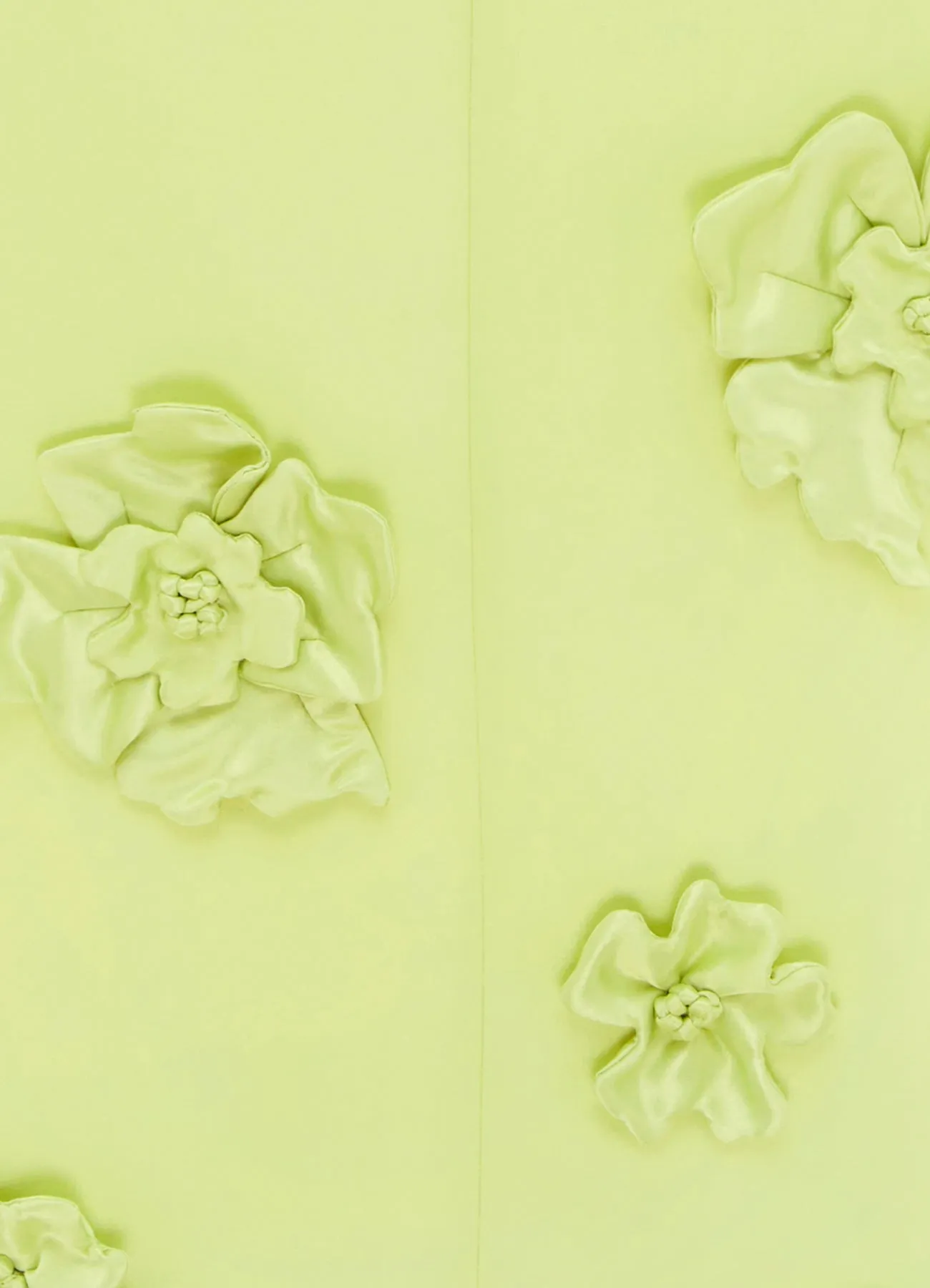 Olivia Petal Maxi Skirt - Chartreuse sold by LEO LIN product image thumbnail 5