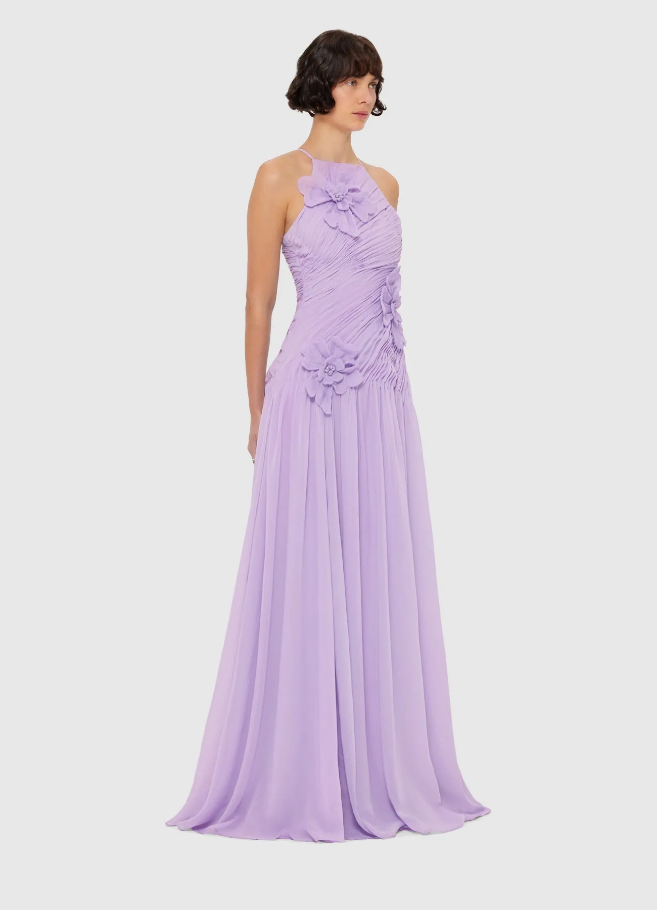 Amya Petal Gown - Lilac sold by LEO LIN product image thumbnail 3