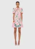 Brooke Mini Dress - Lavish Print in Pink sold by LEO LIN