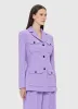 Edith Tweed Pocket Blazer - Violet sold by LEO LIN
