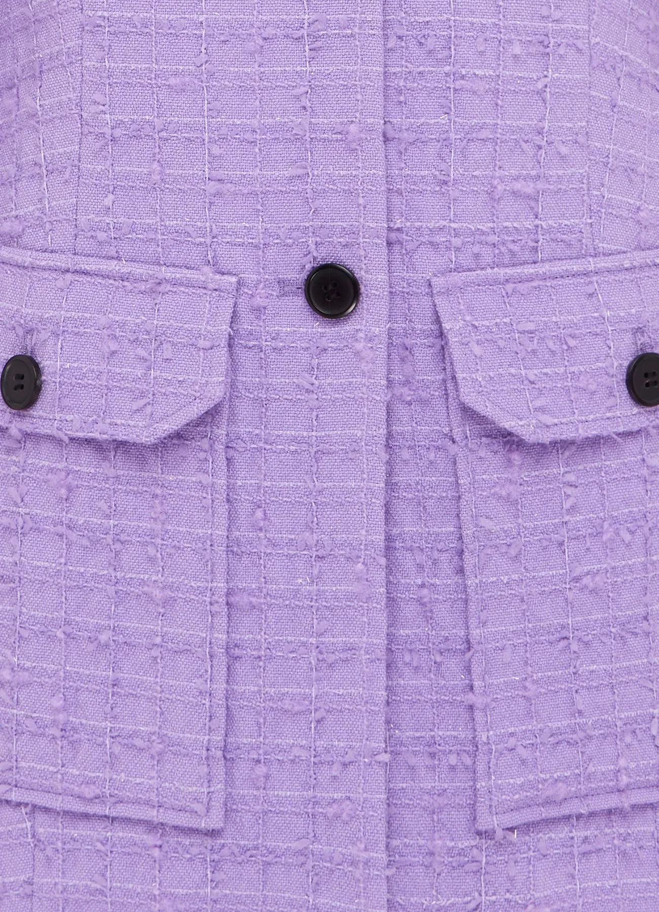Edith Tweed Pocket Blazer - Violet sold by LEO LIN product image thumbnail 5