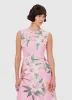 Cleo Printed Sleeveless Midi Dress - Lavish Print in Pink sold by LEO LIN
