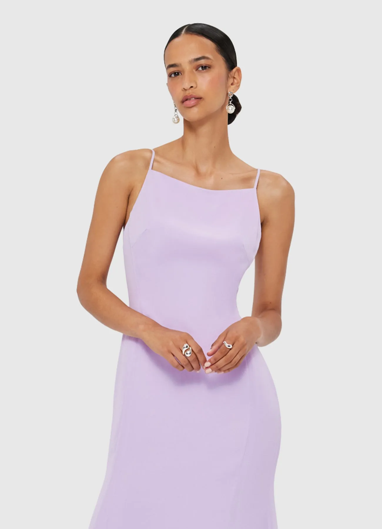 Regina Midi Dress - Lilac sold by LEO LIN product image thumbnail 5