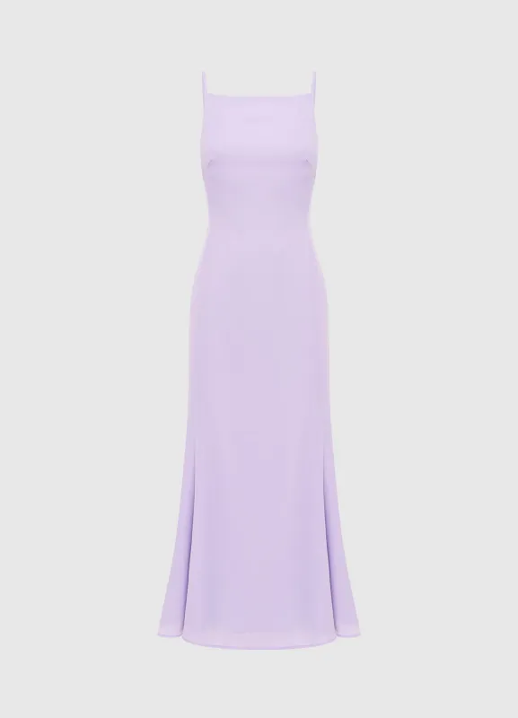 Regina Midi Dress - Lilac sold by LEO LIN