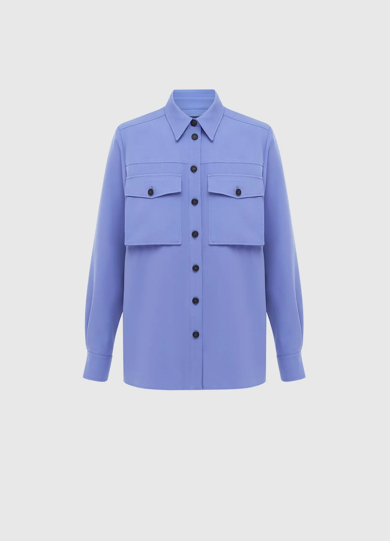 Mavis Pocket Shirt - Moonlight sold by LEO LIN