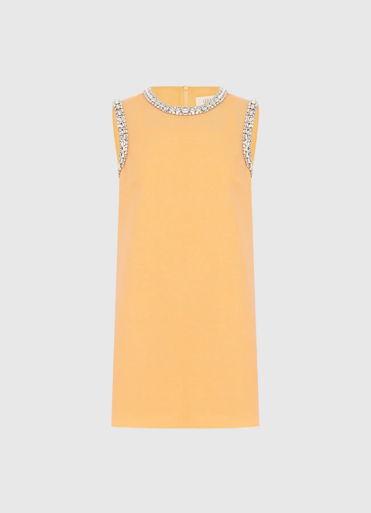 Fergie Embellished Mini Dress - Ochre sold by LEO LIN