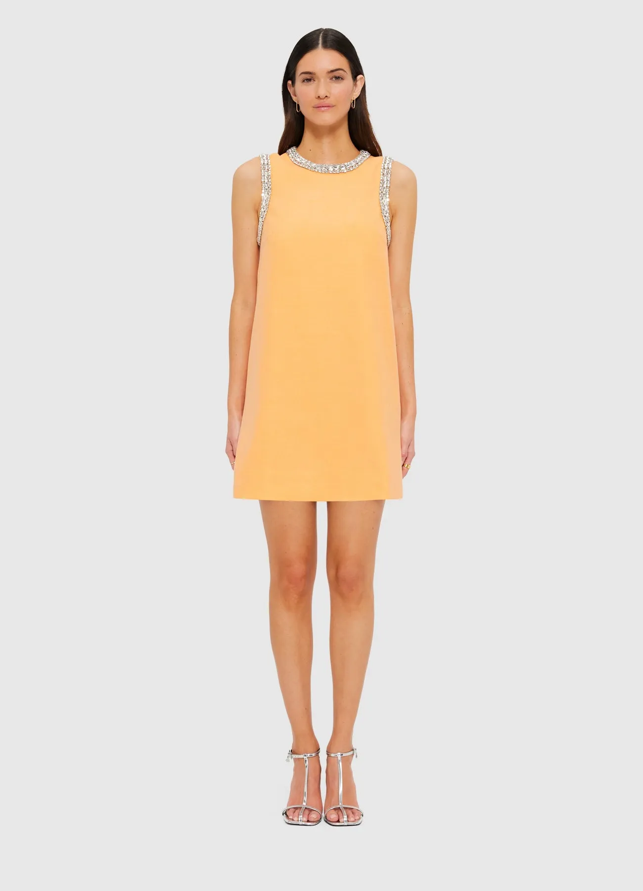 Fergie Embellished Mini Dress - Ochre sold by LEO LIN product image thumbnail 2