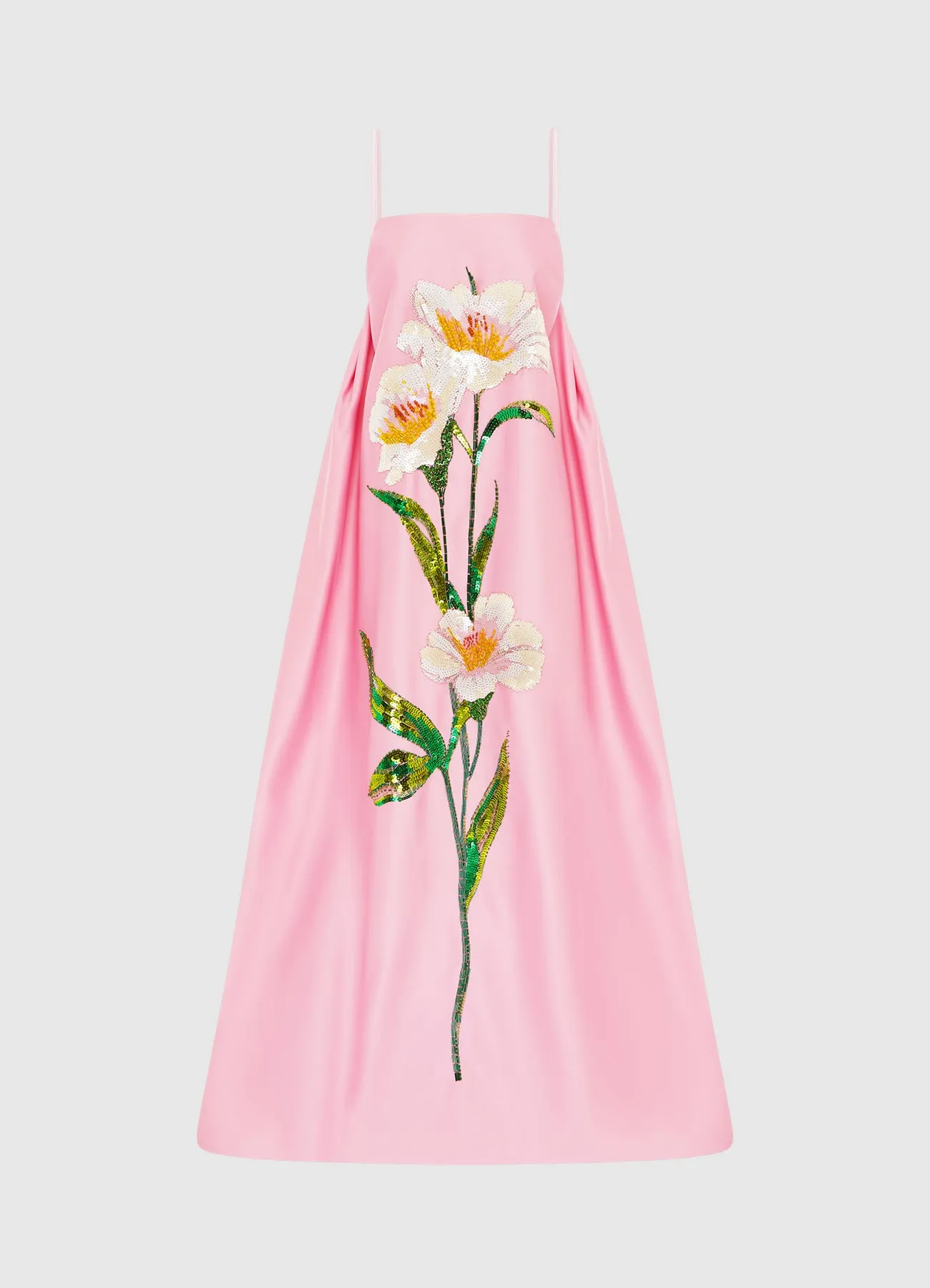 Frances Appliqué Maxi Dress - Camelia Print sold by LEO LIN