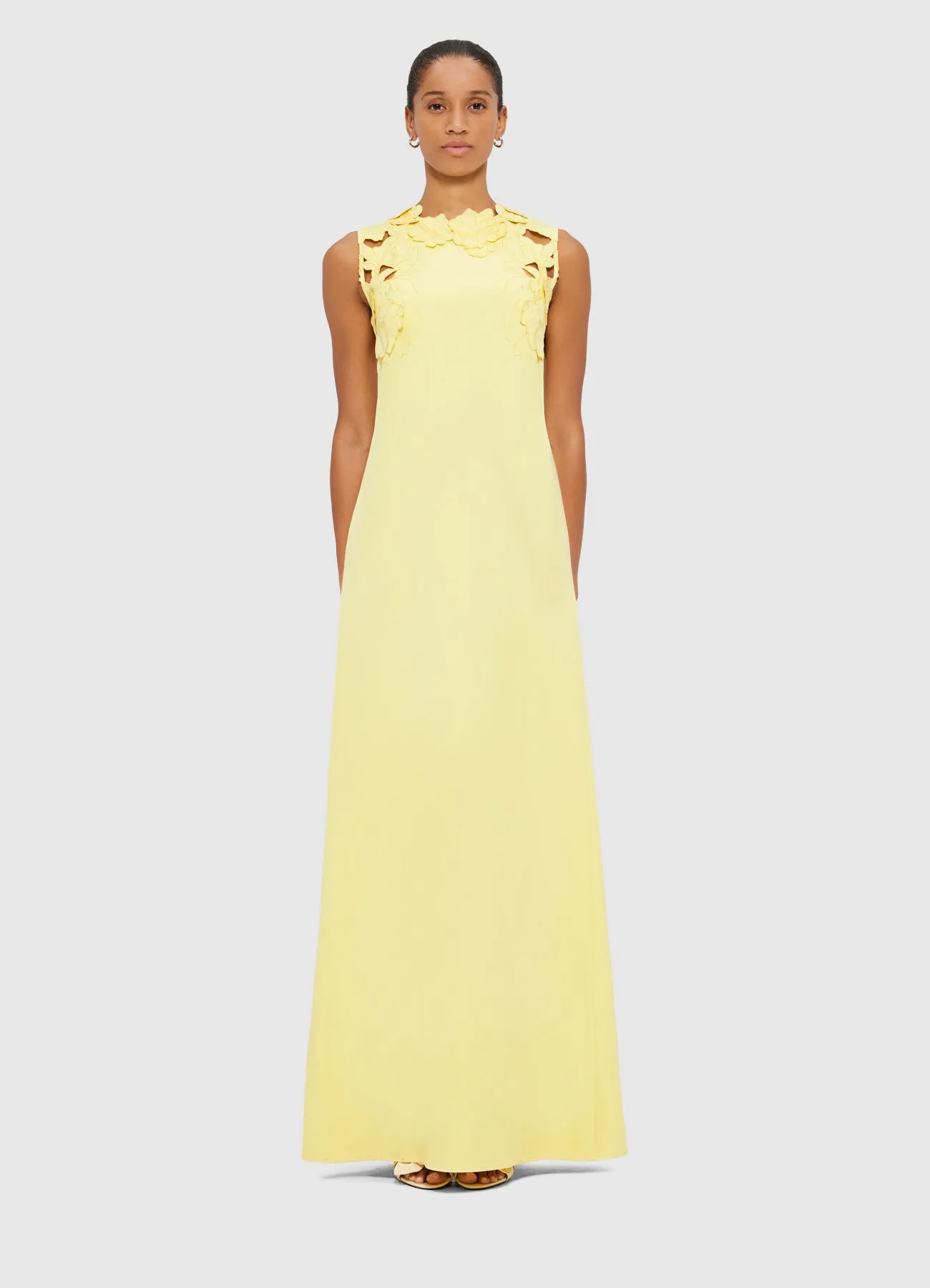 Solene Appliqué Maxi Dress - Sorbet Yellow sold by LEO LIN product image thumbnail 2