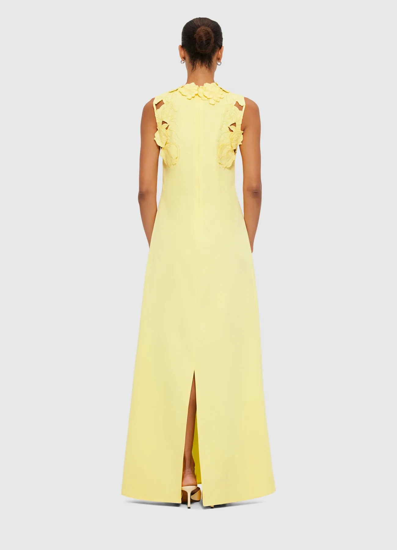 Solene Appliqué Maxi Dress - Sorbet Yellow sold by LEO LIN product image thumbnail 4