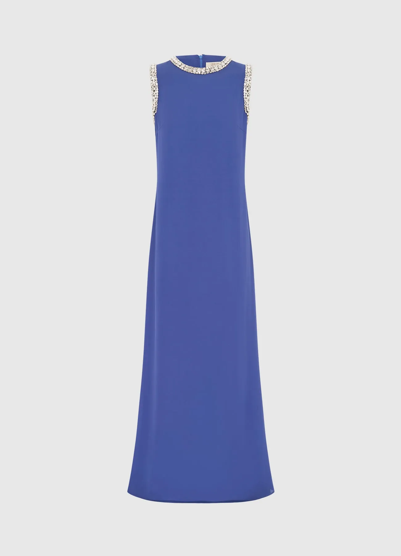 Sylvette Embellished Maxi Dress - Sapphire sold by LEO LIN