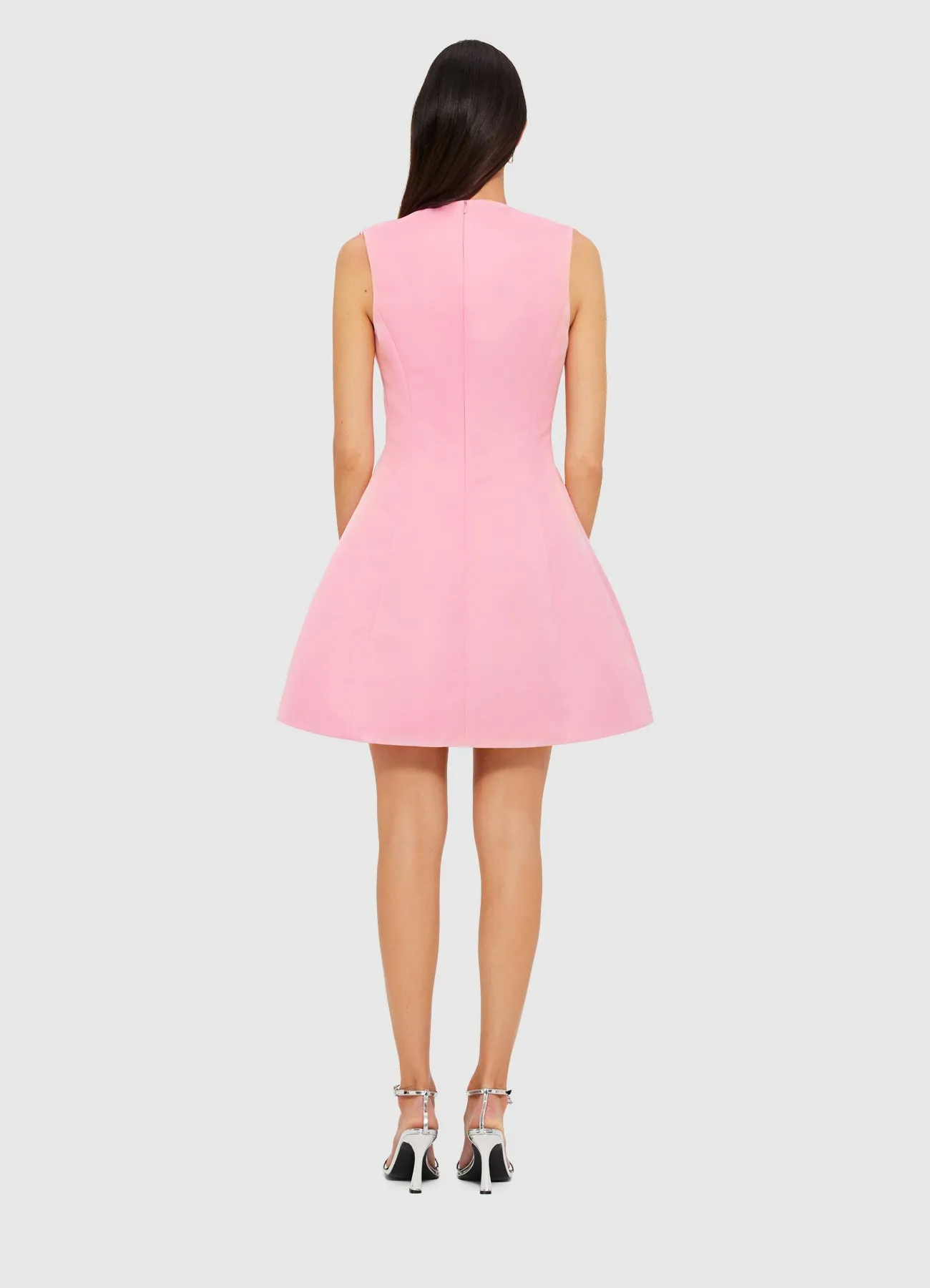 Briana V Neck Mini Dress - Flamingo sold by LEO LIN product image thumbnail 4