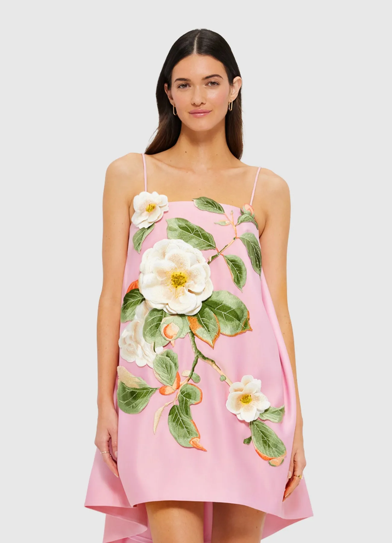 Felicia Appliqué Floral Mini Dress - Camelia Print sold by LEO LIN product image thumbnail 5