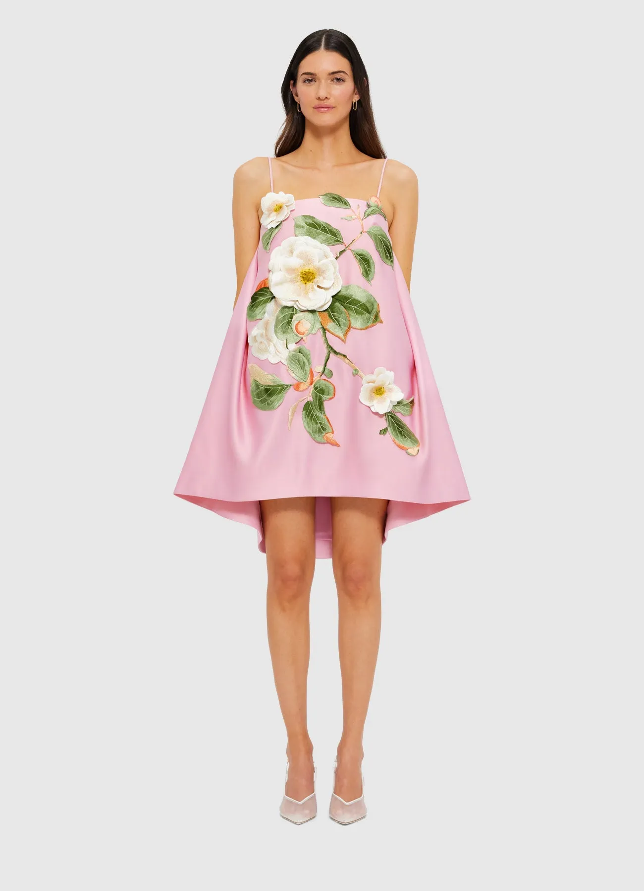 Felicia Appliqué Floral Mini Dress - Camelia Print sold by LEO LIN product image thumbnail 2