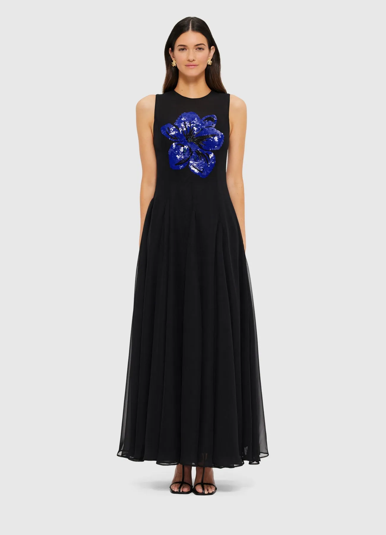 Linnea Embellished Maxi Dress - Ebony sold by LEO LIN product image thumbnail 2