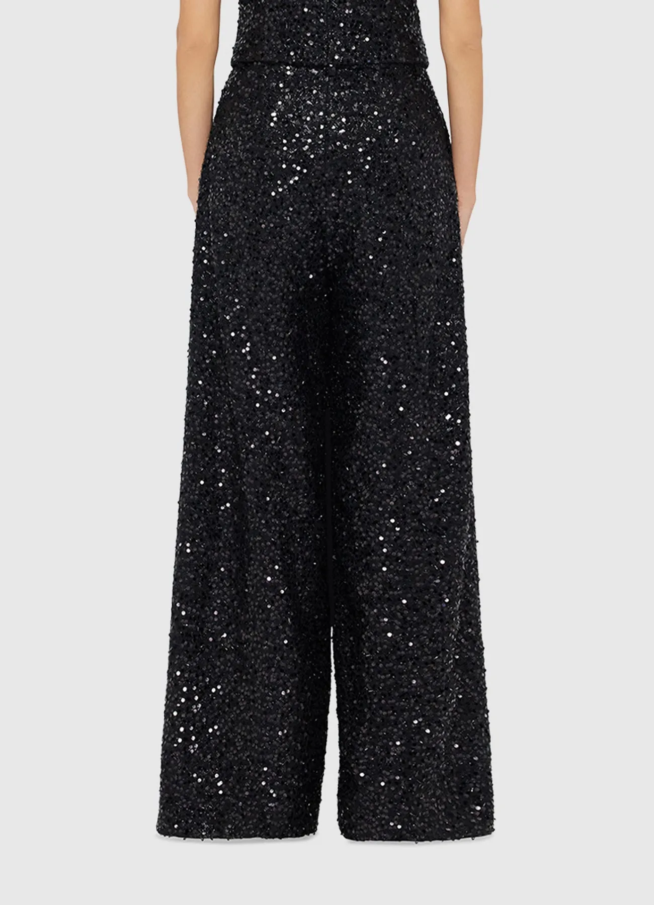 Greta Sequin Pants - Onyx sold by LEO LIN product image thumbnail 4