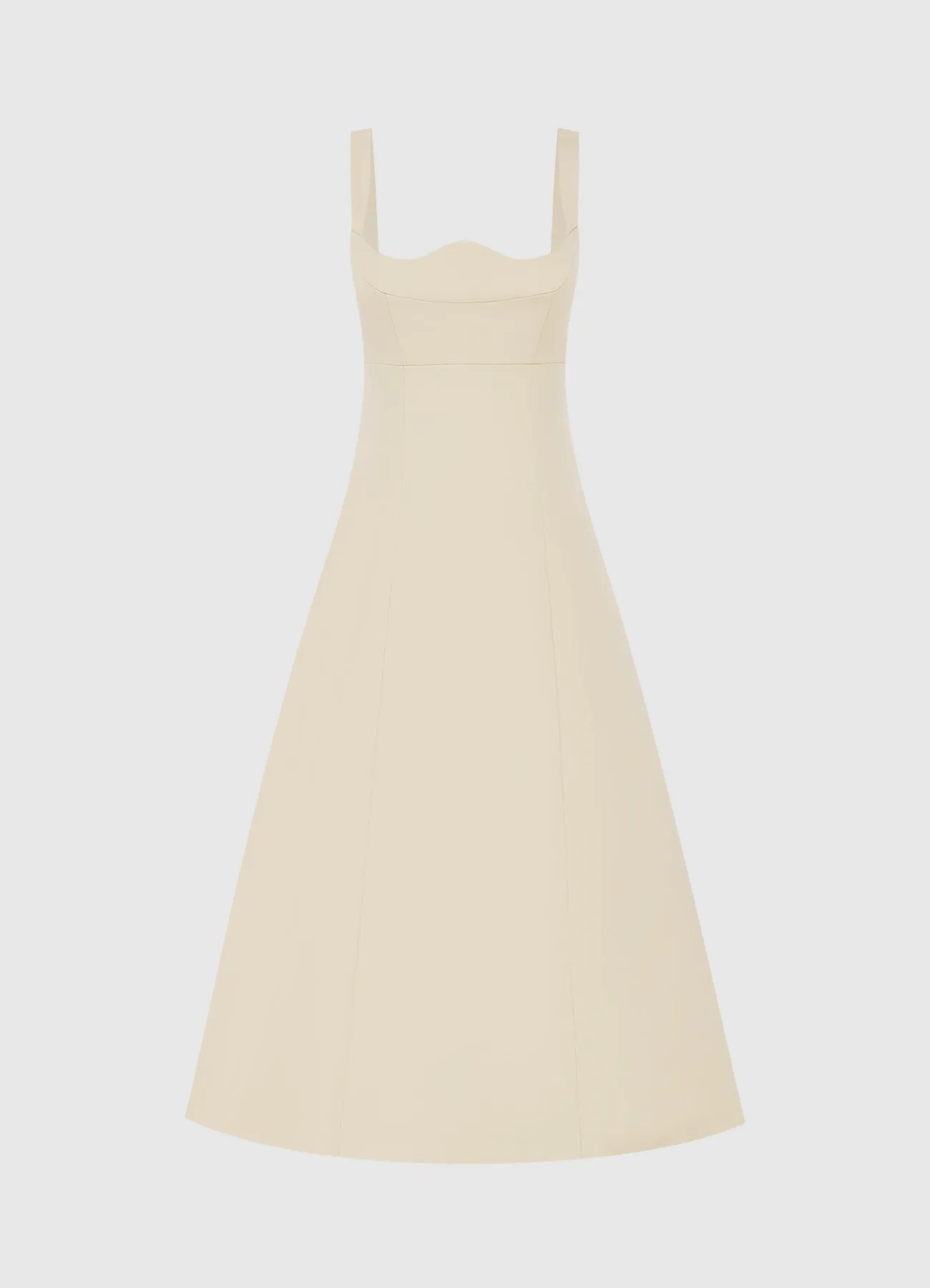 Odette Midi Dress - Champagne sold by LEO LIN