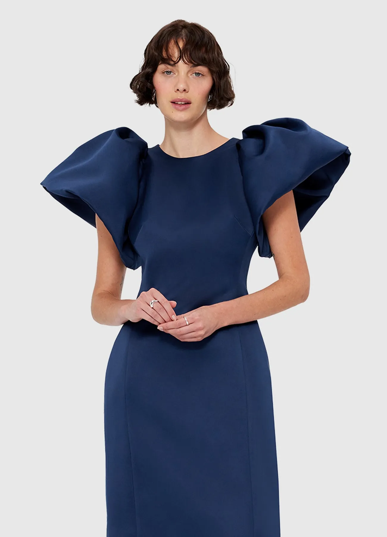 Lucinda Maxi Dress - Navy sold by LEO LIN product image thumbnail 5