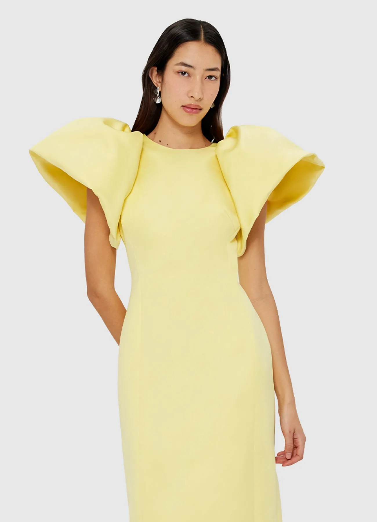 Lucinda Maxi Dress - Sorbet Yellow sold by LEO LIN product image thumbnail 5