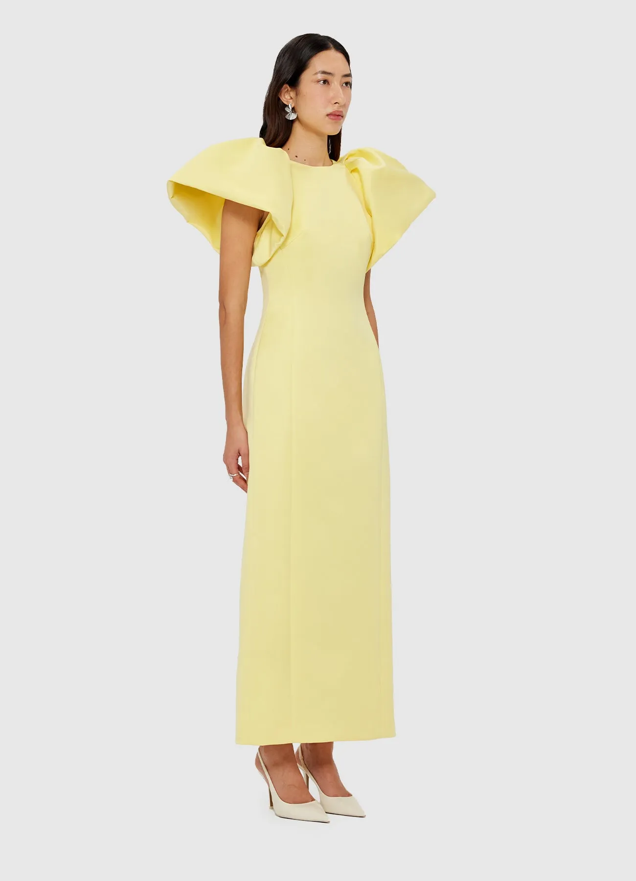 Lucinda Maxi Dress - Sorbet Yellow sold by LEO LIN product image thumbnail 3