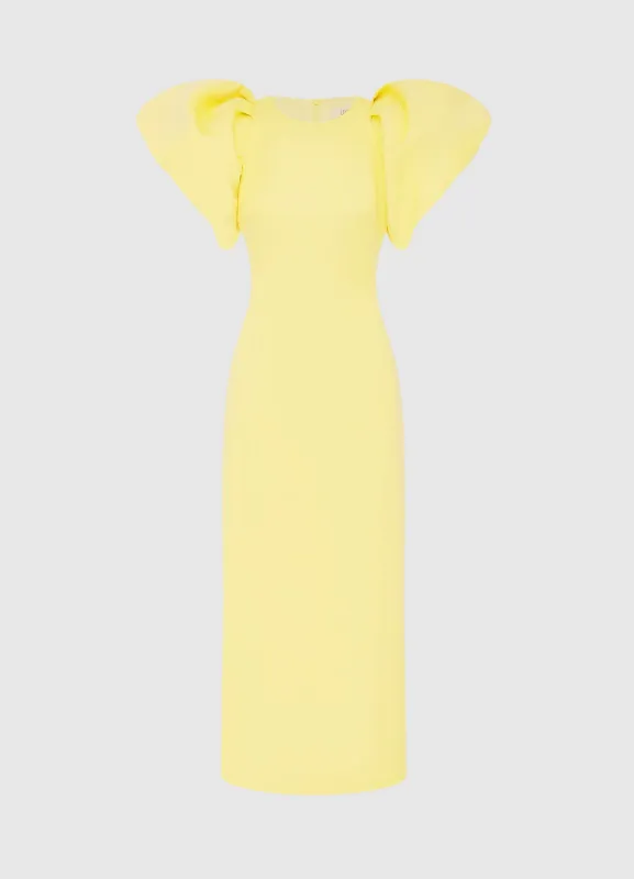 Lucinda Maxi Dress - Sorbet Yellow sold by LEO LIN
