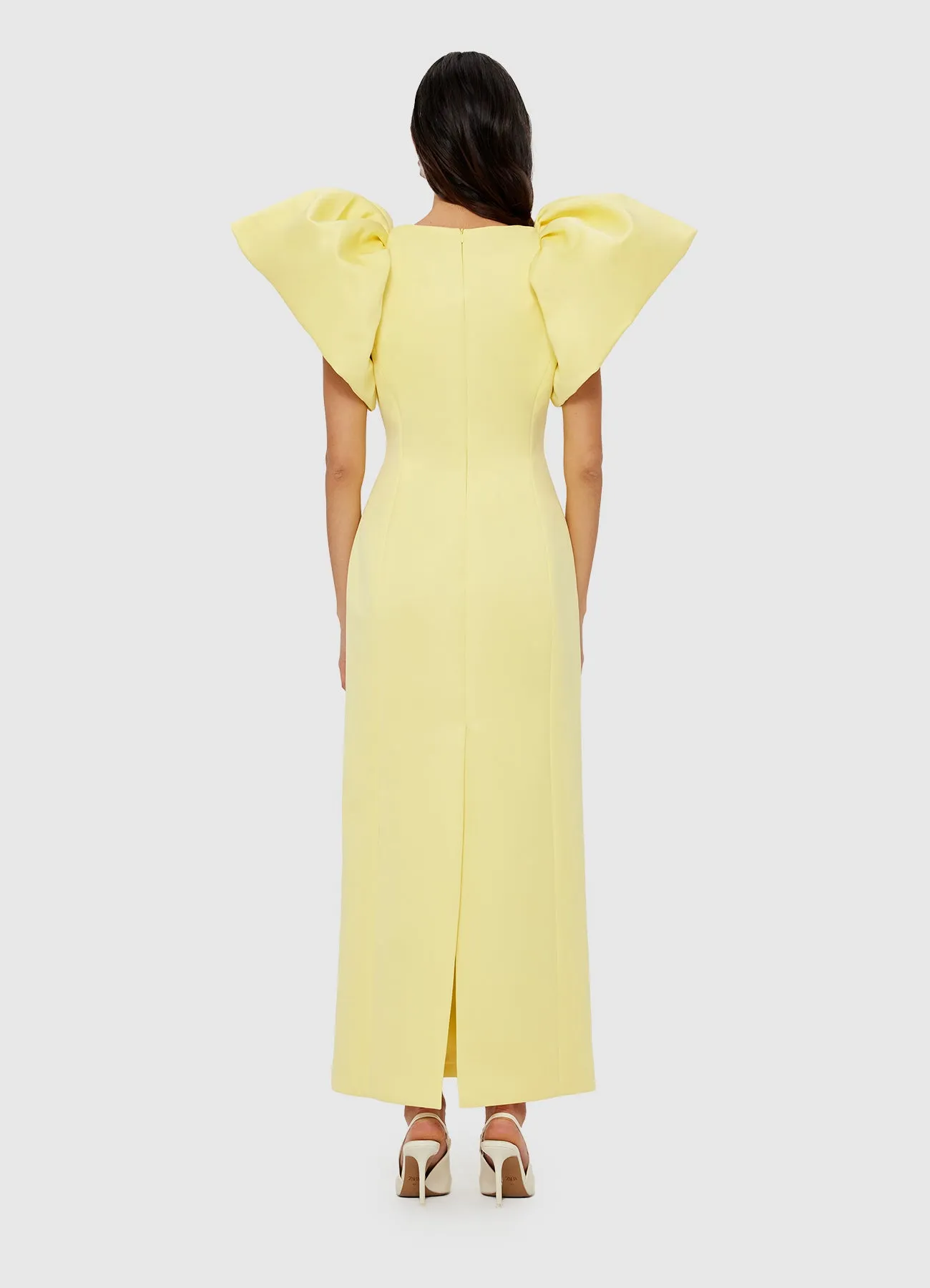 Lucinda Maxi Dress - Sorbet Yellow sold by LEO LIN product image thumbnail 4
