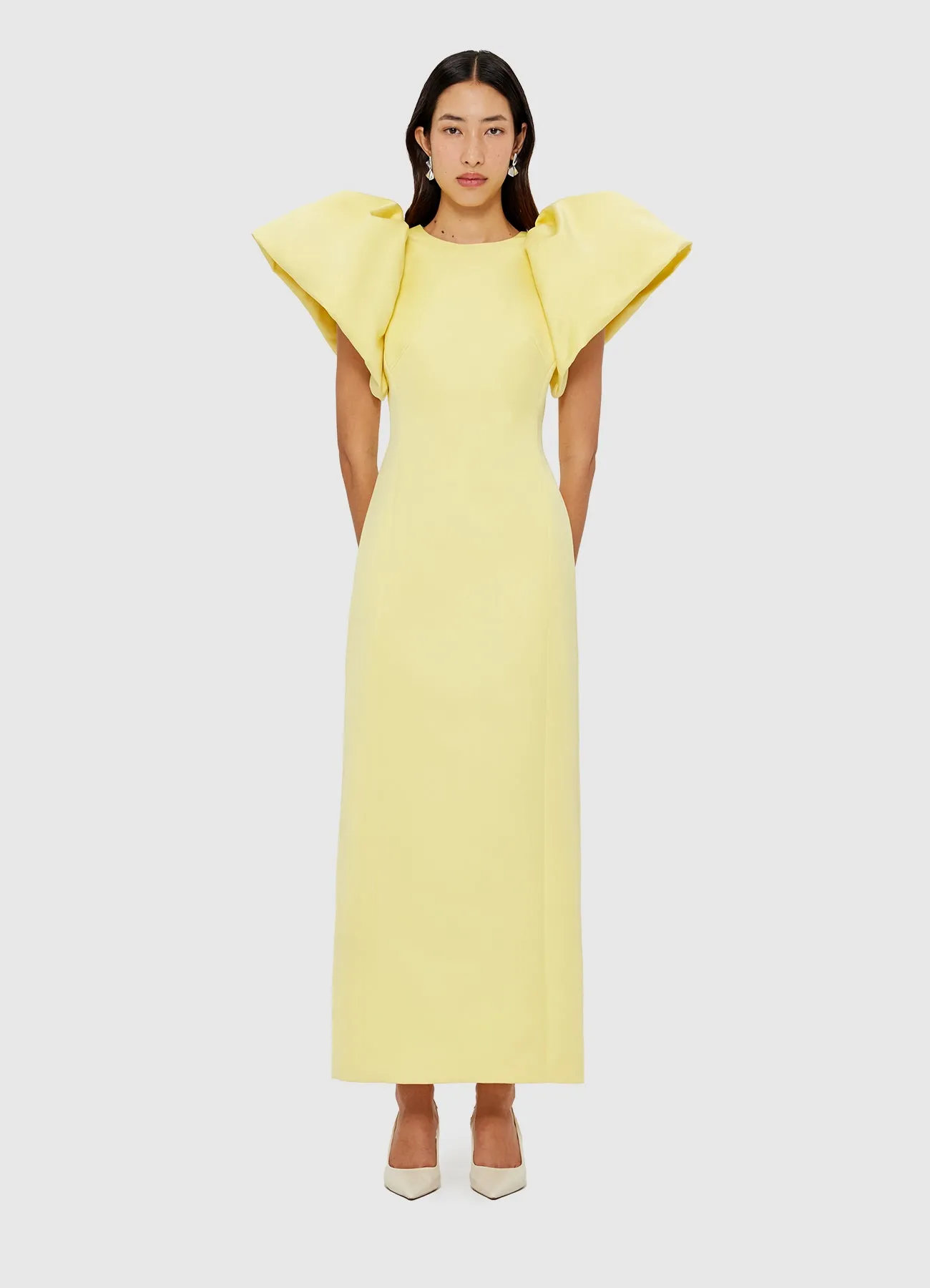 Lucinda Maxi Dress - Sorbet Yellow sold by LEO LIN product image thumbnail 2
