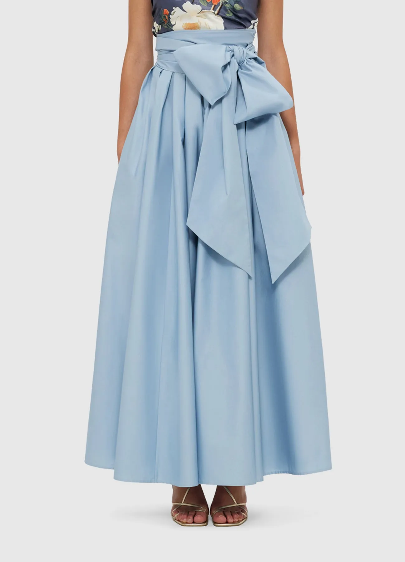 Valerie Maxi Skirt - Powder Blue sold by LEO LIN product image thumbnail 2