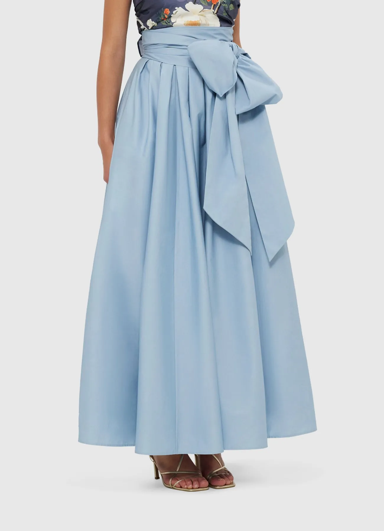Valerie Maxi Skirt - Powder Blue sold by LEO LIN product image thumbnail 3