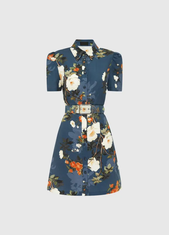 Bronte Mini Dress - Pear Blossom Print sold by LEO LIN