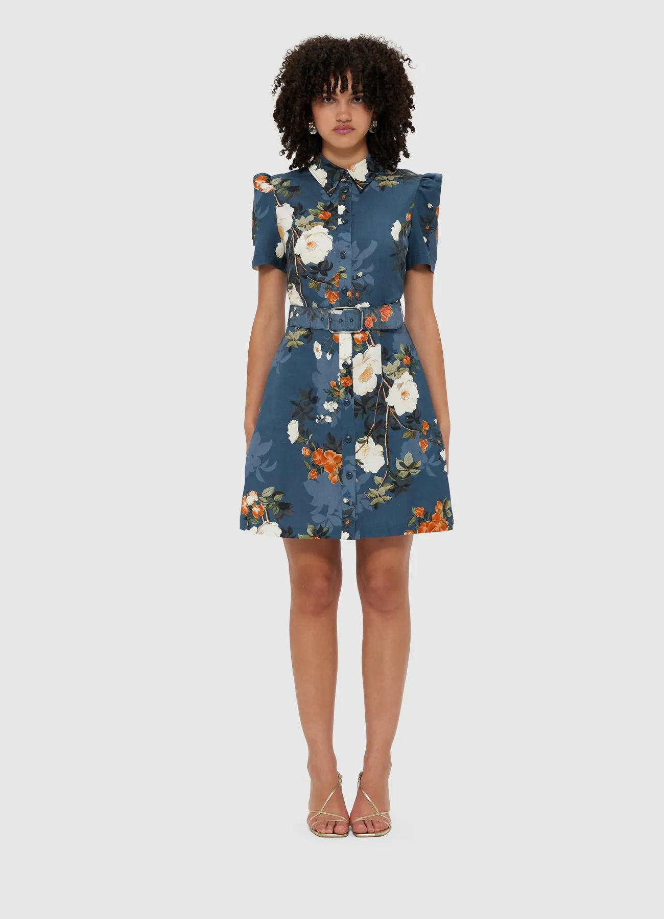 Bronte Mini Dress - Pear Blossom Print sold by LEO LIN product image thumbnail 2