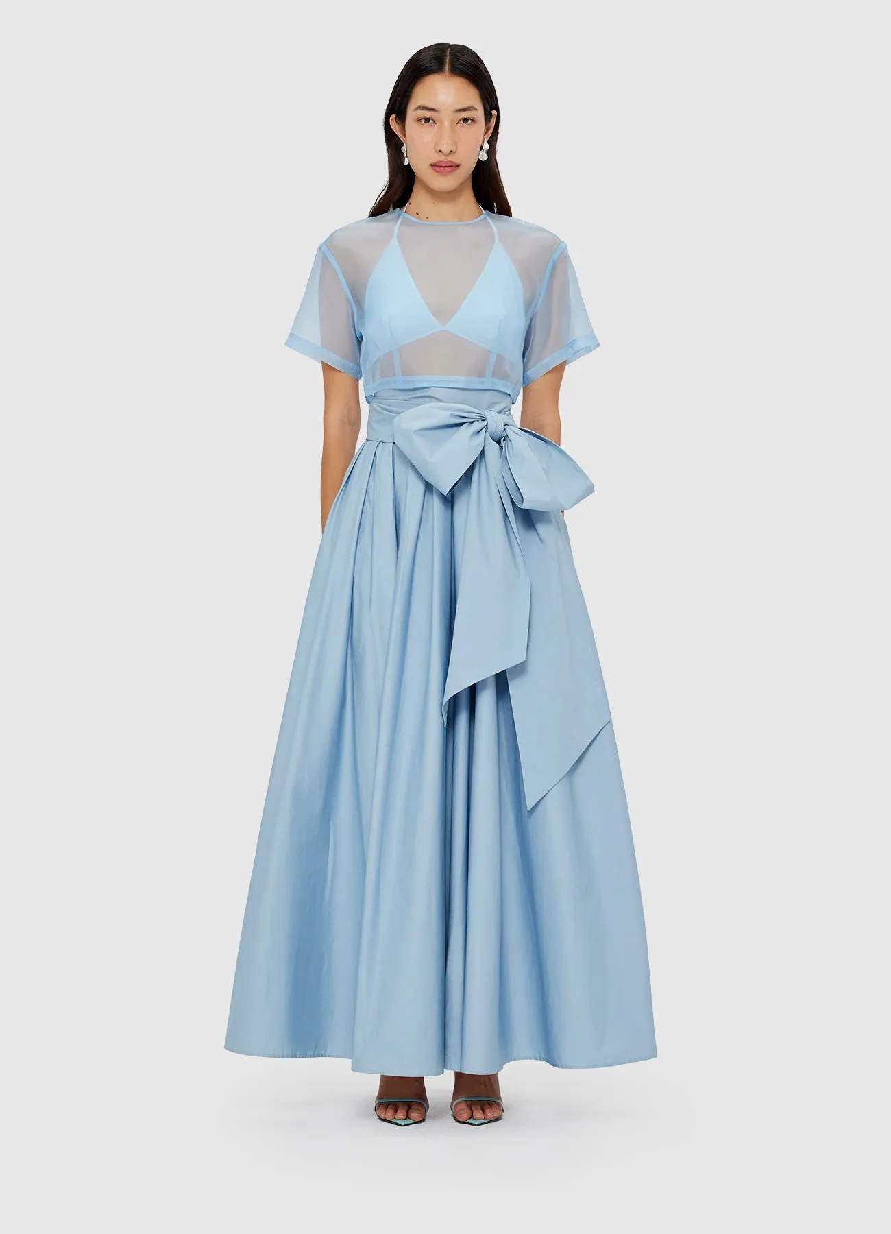 Indie Sleeve Top - Powder Blue sold by LEO LIN product image thumbnail 2