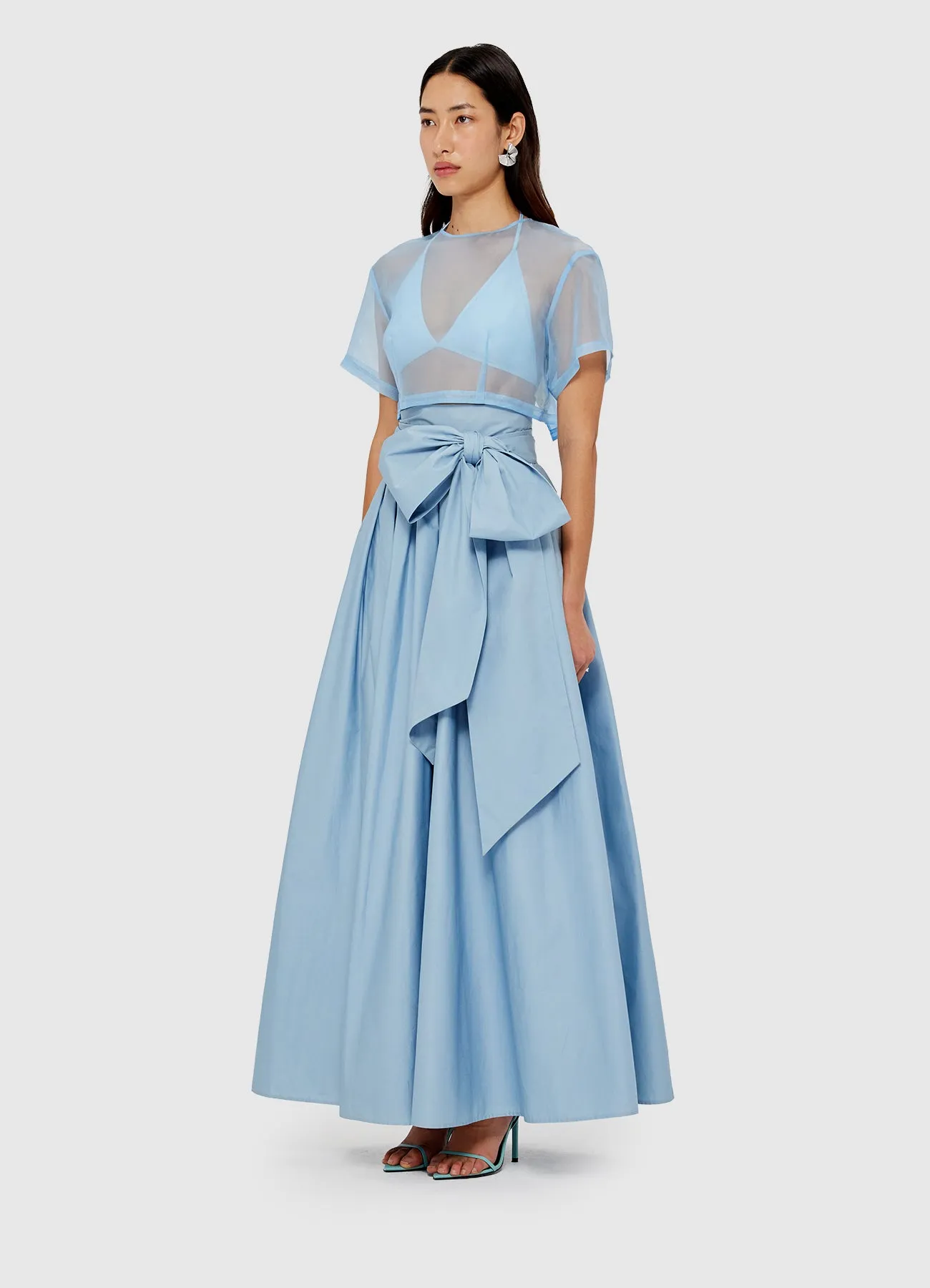 Indie Sleeve Top - Powder Blue sold by LEO LIN product image thumbnail 3