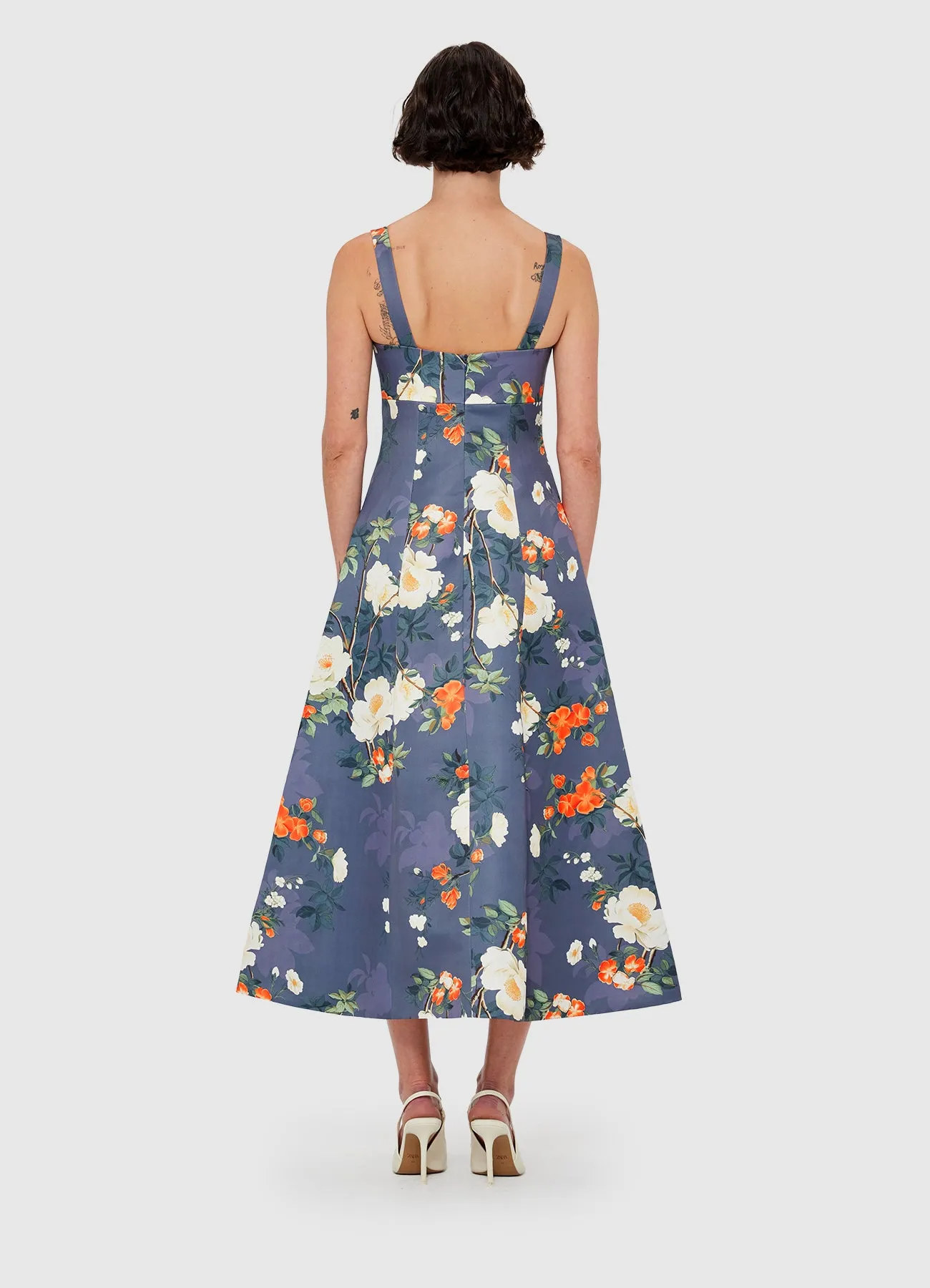 Odette Midi Dress - Pear Blossom Print sold by LEO LIN product image thumbnail 4