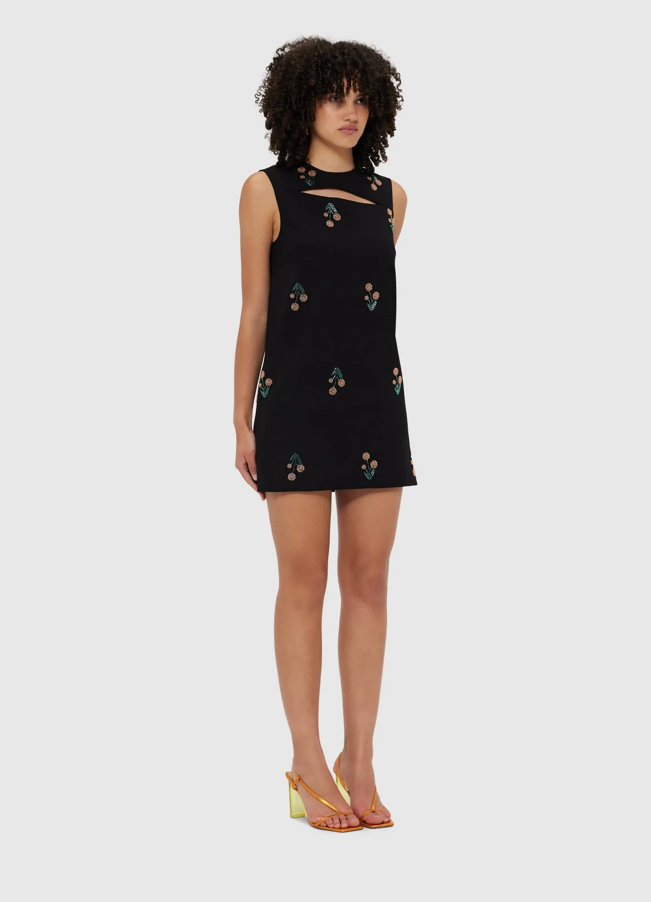 Lydia Embellished Mini Dress - Wildflower Beading sold by LEO LIN product image thumbnail 3
