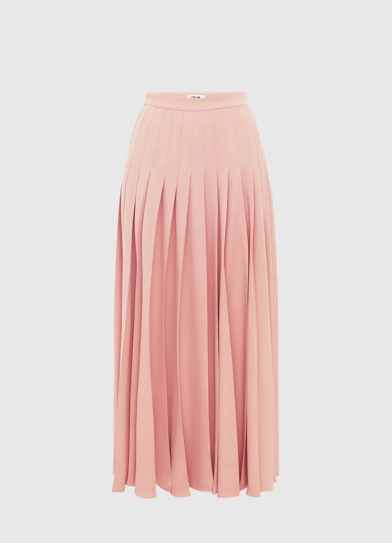 Tori Pleated Maxi Skirt - Light Rose sold by LEO LIN