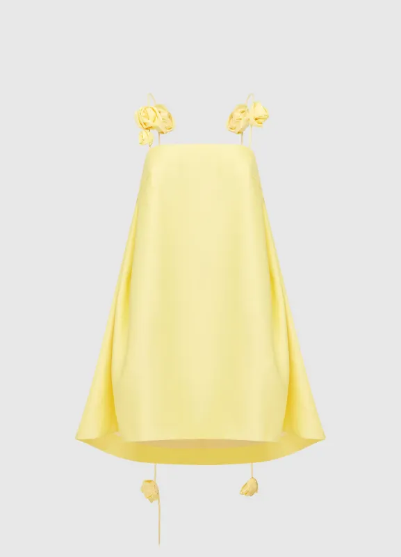 Fiona Rose Mini Dress - Sorbet Yellow sold by LEO LIN