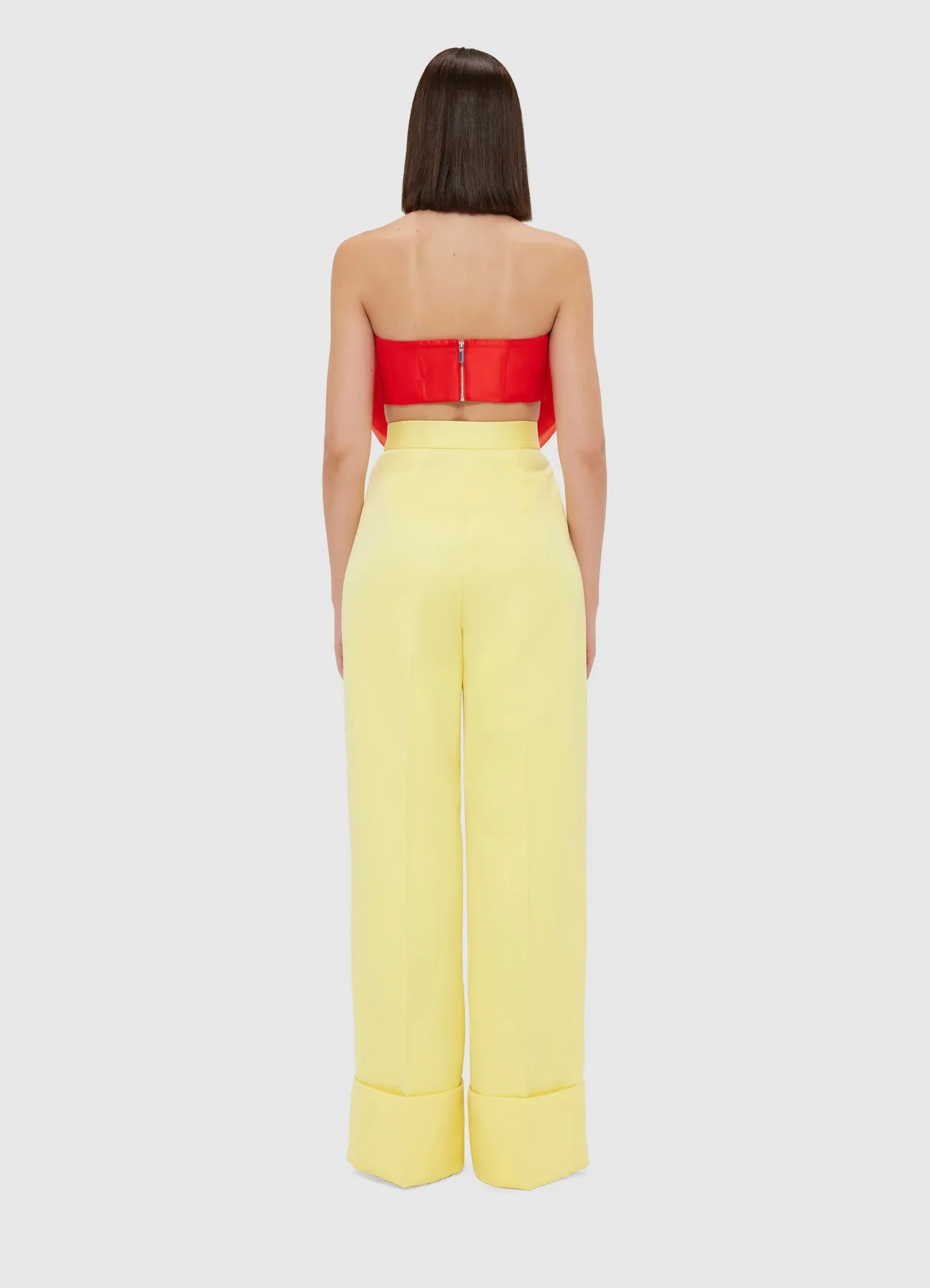 Bloom Rose Bustier Top - Scarlet sold by LEO LIN product image thumbnail 4