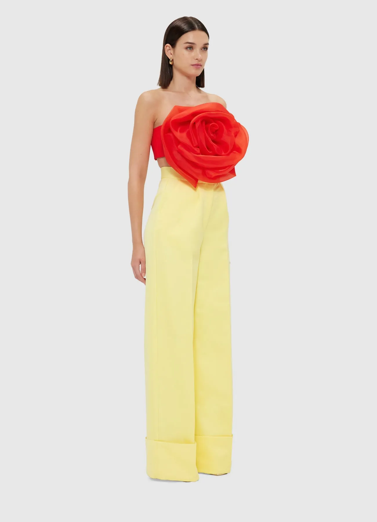Bloom Rose Bustier Top - Scarlet sold by LEO LIN product image thumbnail 3
