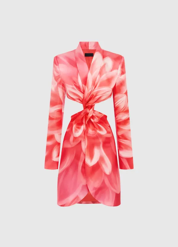 Eliza Cut Out Mini Dress - Prism Print sold by LEO LIN