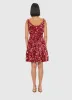 Elaine Sequin Mini Dress - Mulberry sold by LEO LIN