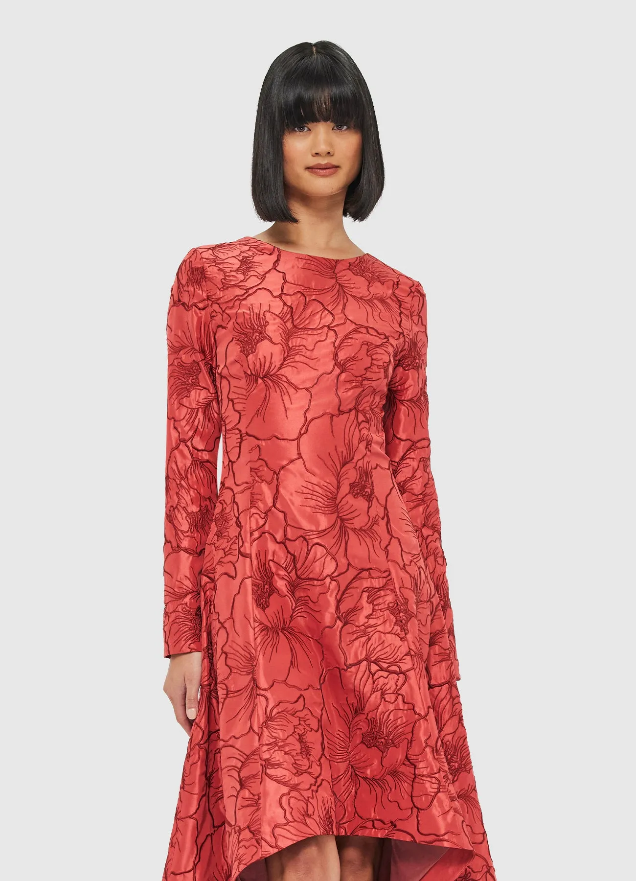 Evangeline Open Back Maxi Dress - Mulberry sold by LEO LIN product image thumbnail 5