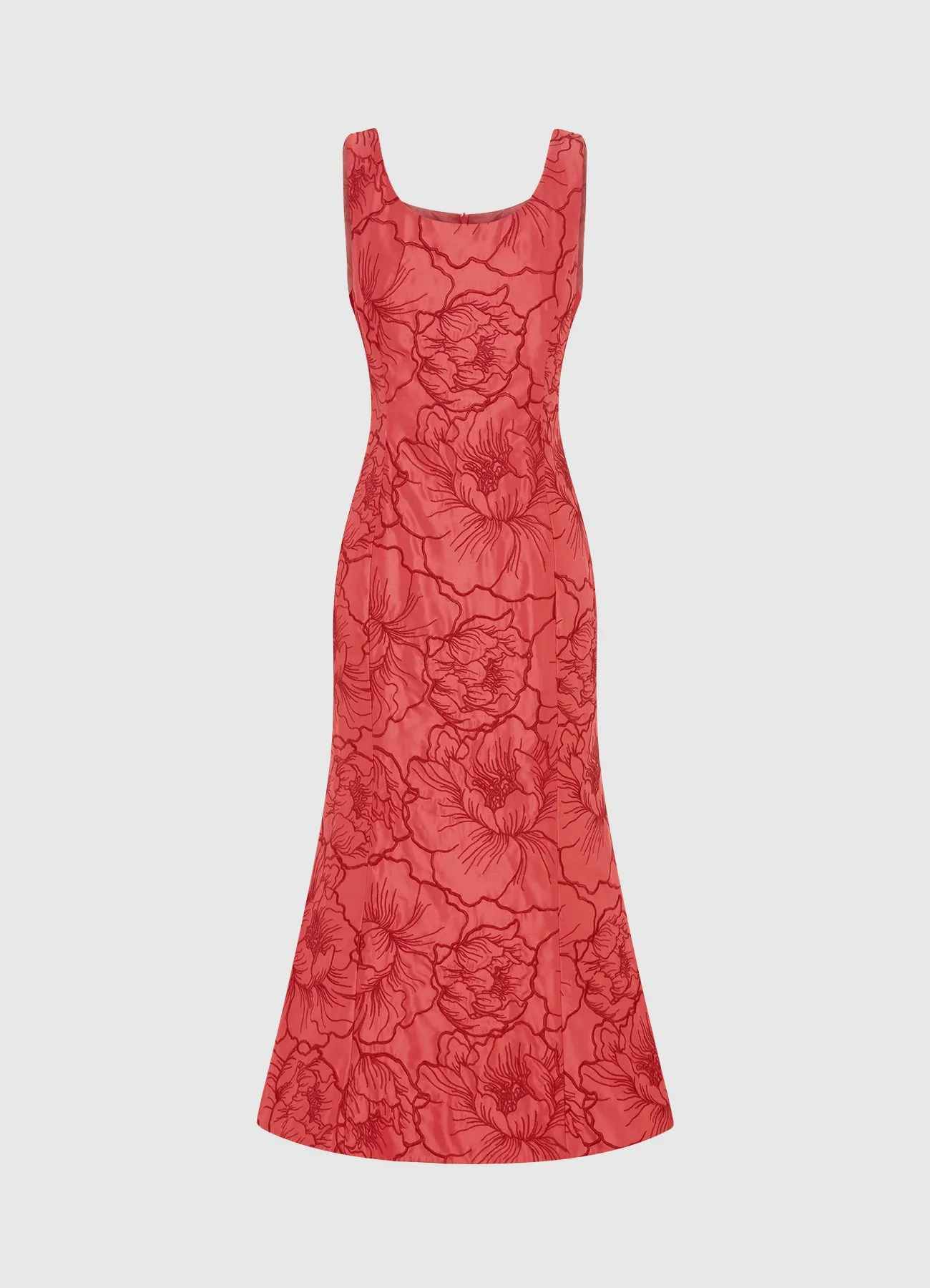 Daphne Midi Dress - Mulberry sold by LEO LIN