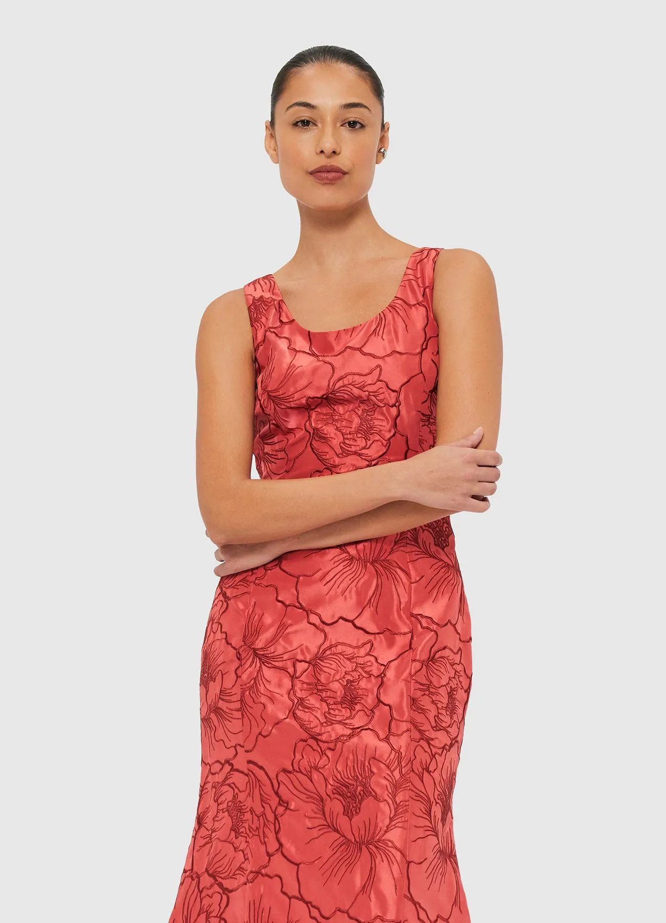 Daphne Midi Dress - Mulberry sold by LEO LIN product image thumbnail 5