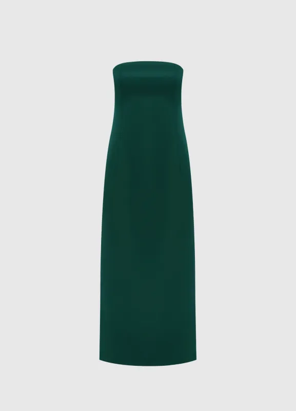 Rayna Bustier Maxi Dress - Emerald sold by LEO LIN