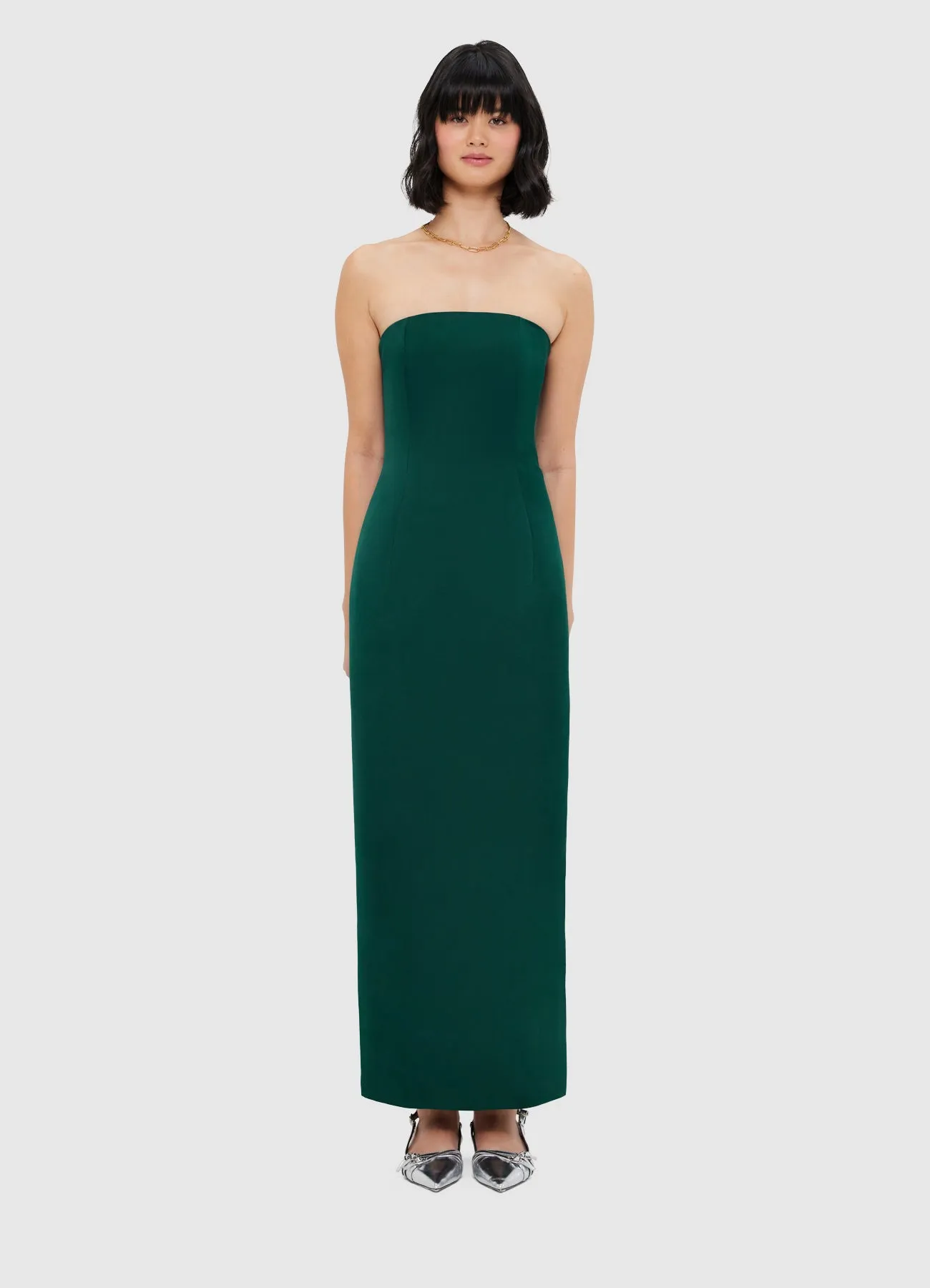 Rayna Bustier Maxi Dress - Emerald sold by LEO LIN product image thumbnail 2