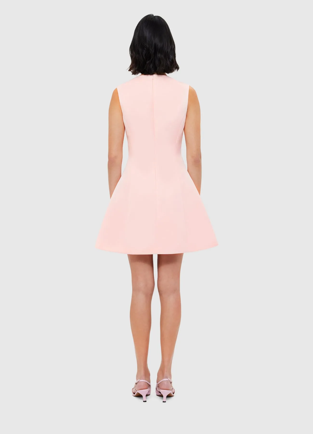 Chloe Sleeveless Mini Dress - Soft Pink sold by LEO LIN product image thumbnail 4