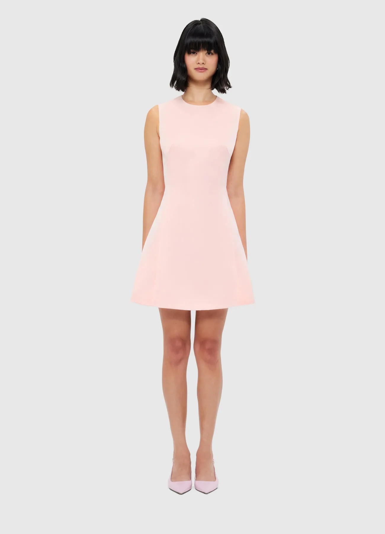 Chloe Sleeveless Mini Dress - Soft Pink sold by LEO LIN product image thumbnail 2