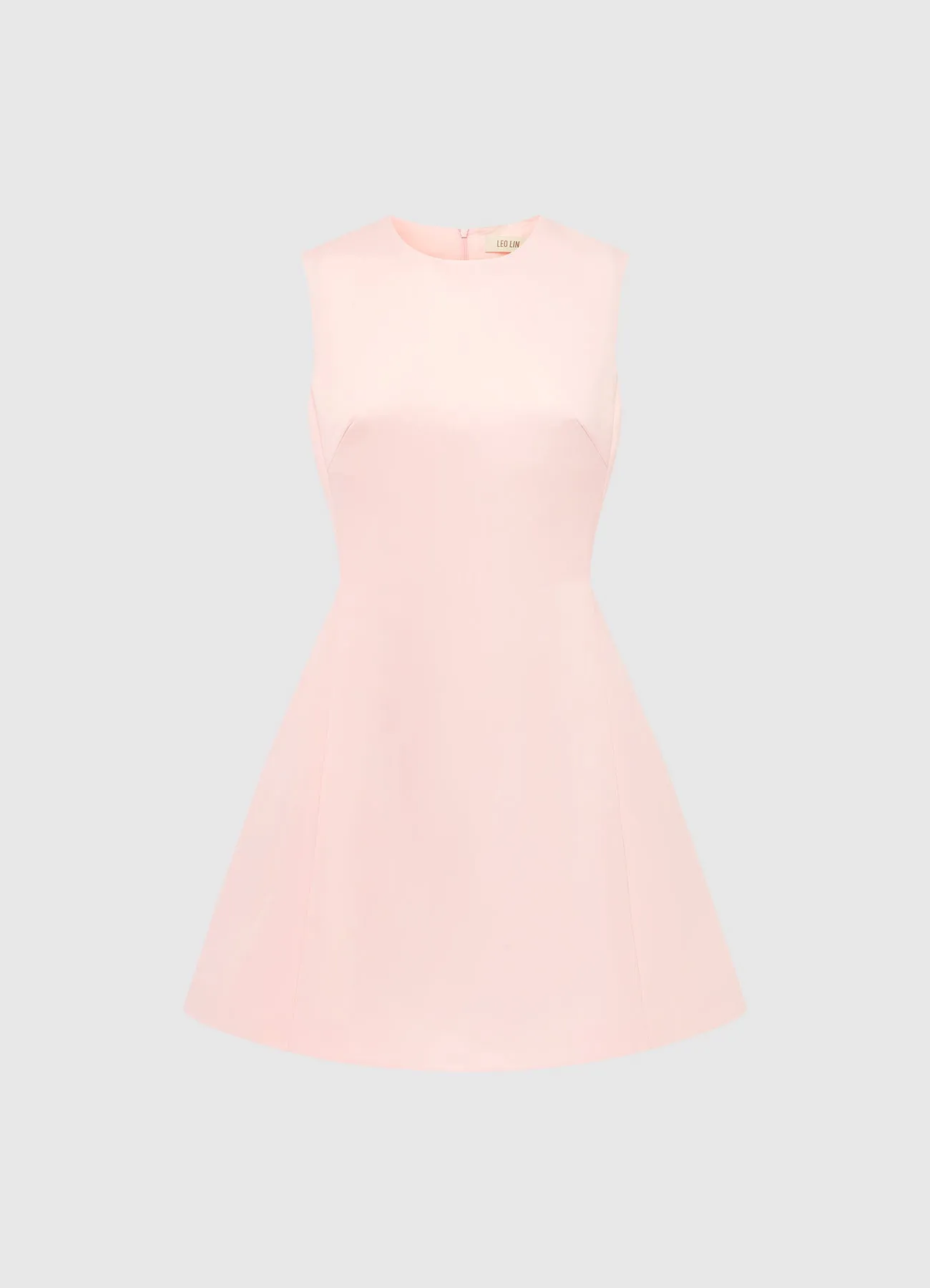 Chloe Sleeveless Mini Dress - Soft Pink sold by LEO LIN