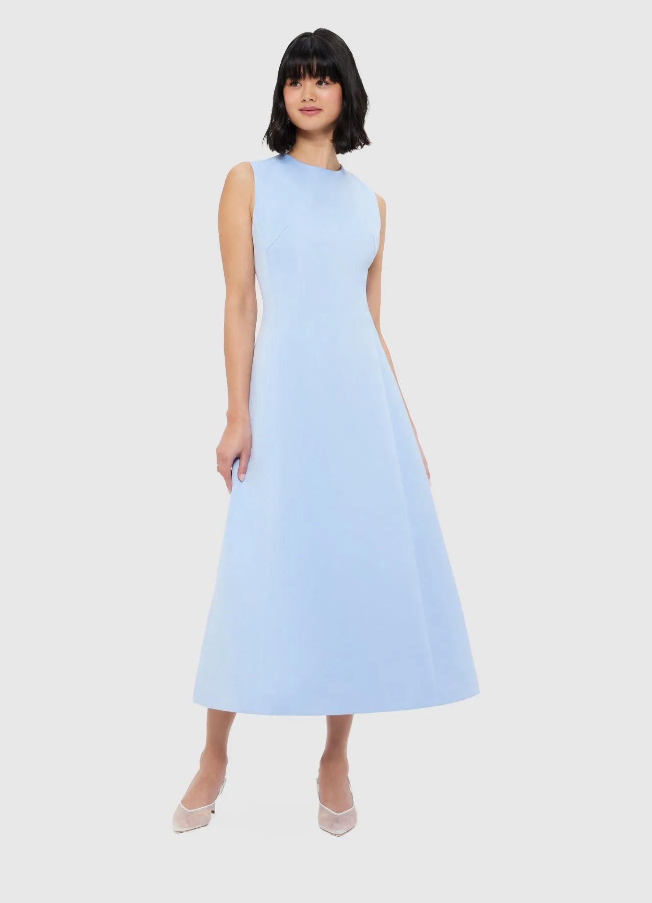 Cleo Sleeveless Midi Dress - Sky Blue sold by LEO LIN product image thumbnail 5